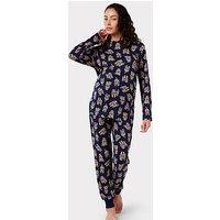 Chelsea Peers Maternity Navy Cockapoo Print - White
