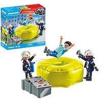 Playmobil 71465 Action Heroes: Firefighters With Air Pillow