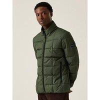 Regatta Mens Wilnor Baffled/Quilted Jacket-Khaki