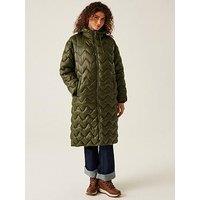 Regatta Womens Cambrie Ii Baffled/Quilted Jacket-Khaki