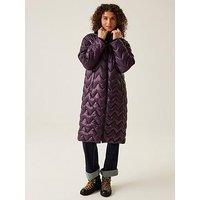 Regatta Womens Cambrie Ii Baffled/Quilted Jacket-Plum
