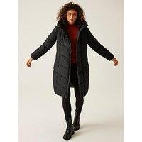 Regatta Womens Nurie Baffled/Quilted Jacket-Black