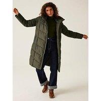 Regatta Womens Nurie Baffled/Quilted Jacket-Khaki