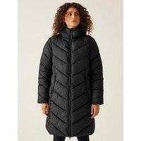 Regatta Womens Andia Ii Baffled/Quilted Jacket-Black