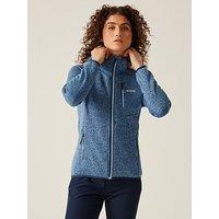 Regatta Womens Hooded Newhill Fleece-Blue
