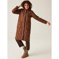 Regatta Womens Jaycee Ii Baffled/Quilted Jacket-Brown