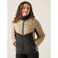 Regatta Womens Dalent Baffled/Quilted Jacket-Taupe