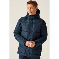 Regatta Mens Falkner Baffled/Quilted Jacket-Navy