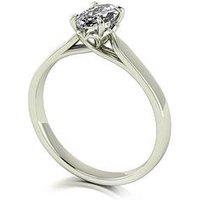 Moissanite Lady Lynsey L 'Amour Moissanite 9Ct White Gold 0.70Ct Marquise Solitaire Ring