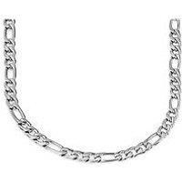 The Love Collection Men'S Figaro 316 Steel Chain Necklace