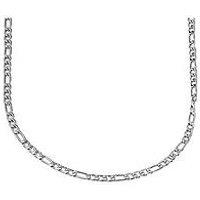 The Love Collection Men'S Figaro 316 Steel Chain Necklace