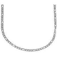 The Love Collection Men'S Figaro 316 Steel Chain Necklace