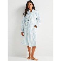 V By Very Stripe Tie Waist Robe