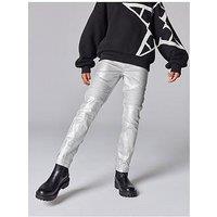 Smallsaints All Saints Girls Suri Metallic Jean - Grey