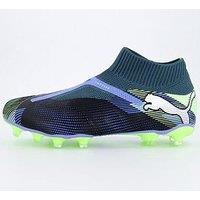Puma Mens Future 7 Match+ Lacesless Firm Ground Football Boot- Blue