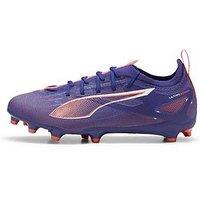 Puma Junior Ultra 5 Pro Firm Ground Football Boot- Purple / Blue