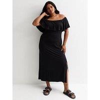 New Look Bardot Midi Dress - Black