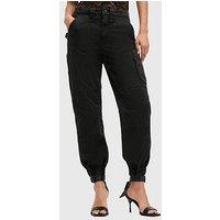 Allsaints Florence Cargo Jogger Trousers - Black