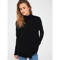 Allsaints Bern Wrap Jumper - Black