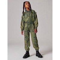 Smallsaints All Saints Kids Cargo Jumpsuit - Khaki