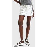 Allsaints Renai Foil Skirt - Black