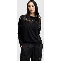 Allsaints Rita Snake Tee - Black