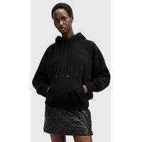 Allsaints Talon Underground Oversized Hoodie - Black