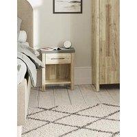 Gfw Cascina 1 Drawer Bedside Table Oak