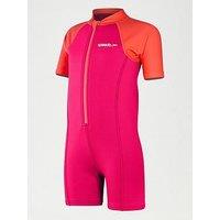Speedo Girls Learn To Swim Neoprene Suit - Pink