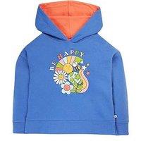 Frugi Girls Lissie Oversized Hoodie - Blue