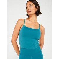 Girlfriend Collective Womens Training Float Willa Strappy Tank - Blue