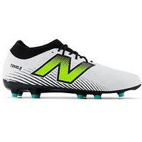 New Balance Mens Tekela Magique V4+ Firm Ground Football Boots -White/Black