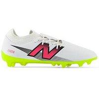 New Balance Mens Furon V7+ Dispatch Firm Ground Football Boots -White