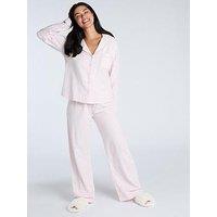 Boux Avenue Striped Cotton Pj In A Bag - Pink Mix