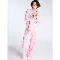 Boux Avenue Heart Fleece Pj In A Bag - Pink Mix