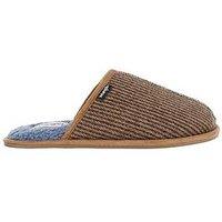 Wrangler Sherpa Lined Mule Slippers - Brown