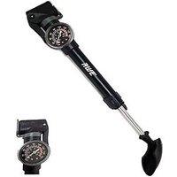 Awe Aweforce 100 Psi Alloy Mini Bicycle Pump, Fixed Head Sv/Pv With Super Large 4Cm Gauge