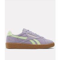 Reebok Womens Club C Grounds Uk Trainers - Purple