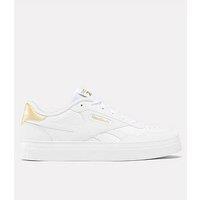 Reebok Women'S Court Advance Bold Trainers - White/Gold