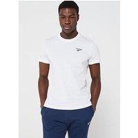 Reebok Men'S Identity Small Logo Tee - White