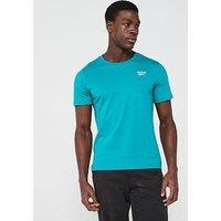 Reebok Men'S Identity Small Logo Tee - Blue