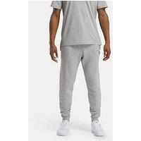 Reebok Mens Identity Small Logo Fleece Jogger - Grey