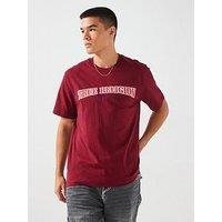 True Religion Cross Stitch Arch T-Shirt - Red
