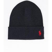 Polo Ralph Lauren Lightweight Cotton Beanie - Black