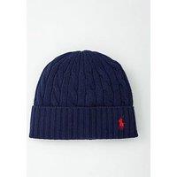 Polo Ralph Lauren Classic Cable Beanie Hat - Navy