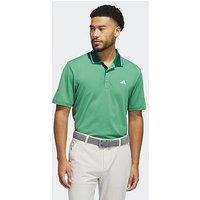 Adidas Mens Golf Ultimate365 Tour Sport Collar Polo Shirt -Green