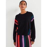 Ps Paul Smith Side Stripe Jumper - Blue