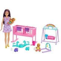 Barbie Skipper Babysitter Doll With Twin Nursery Playset