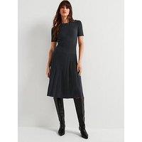 Joseph Merino Short Sleeve Dress - Dark Grey
