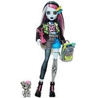 Monster High Frankie Stein Fashion Doll With Pet Watzie And Accessories